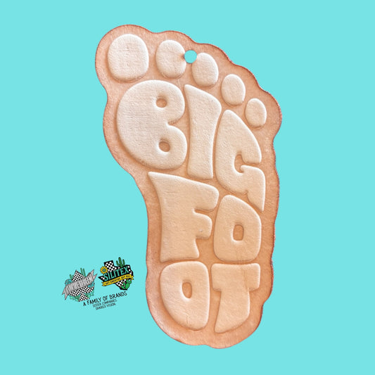 Bigfoot Footprint Leather Cutouts