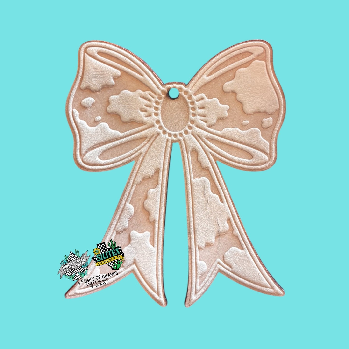 Western Bow Leather Cutouts