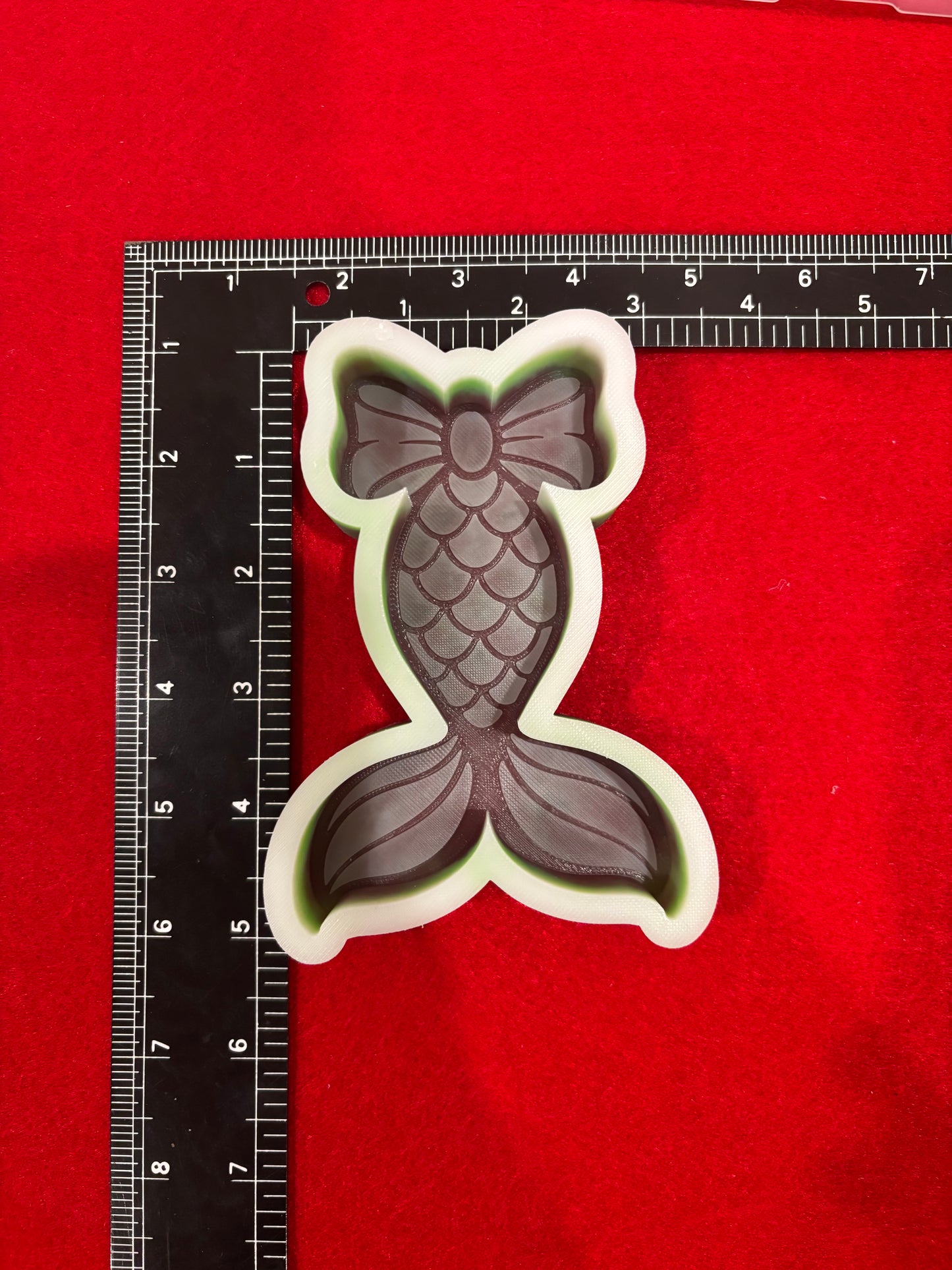Bow-tiful Mermaid Tail Silicone Mold