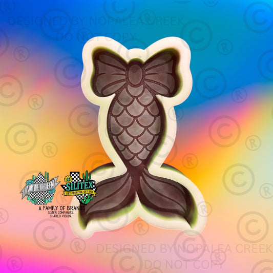 Bow-tiful Mermaid Tail Silicone Mold