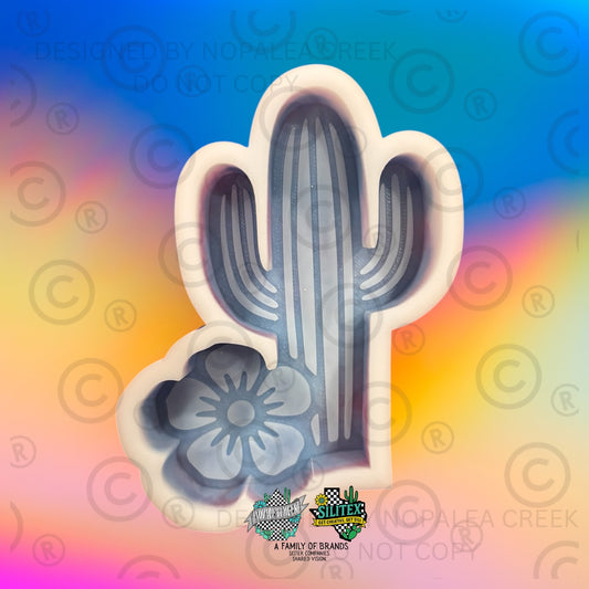 Floral Cactus Silicone Mold
