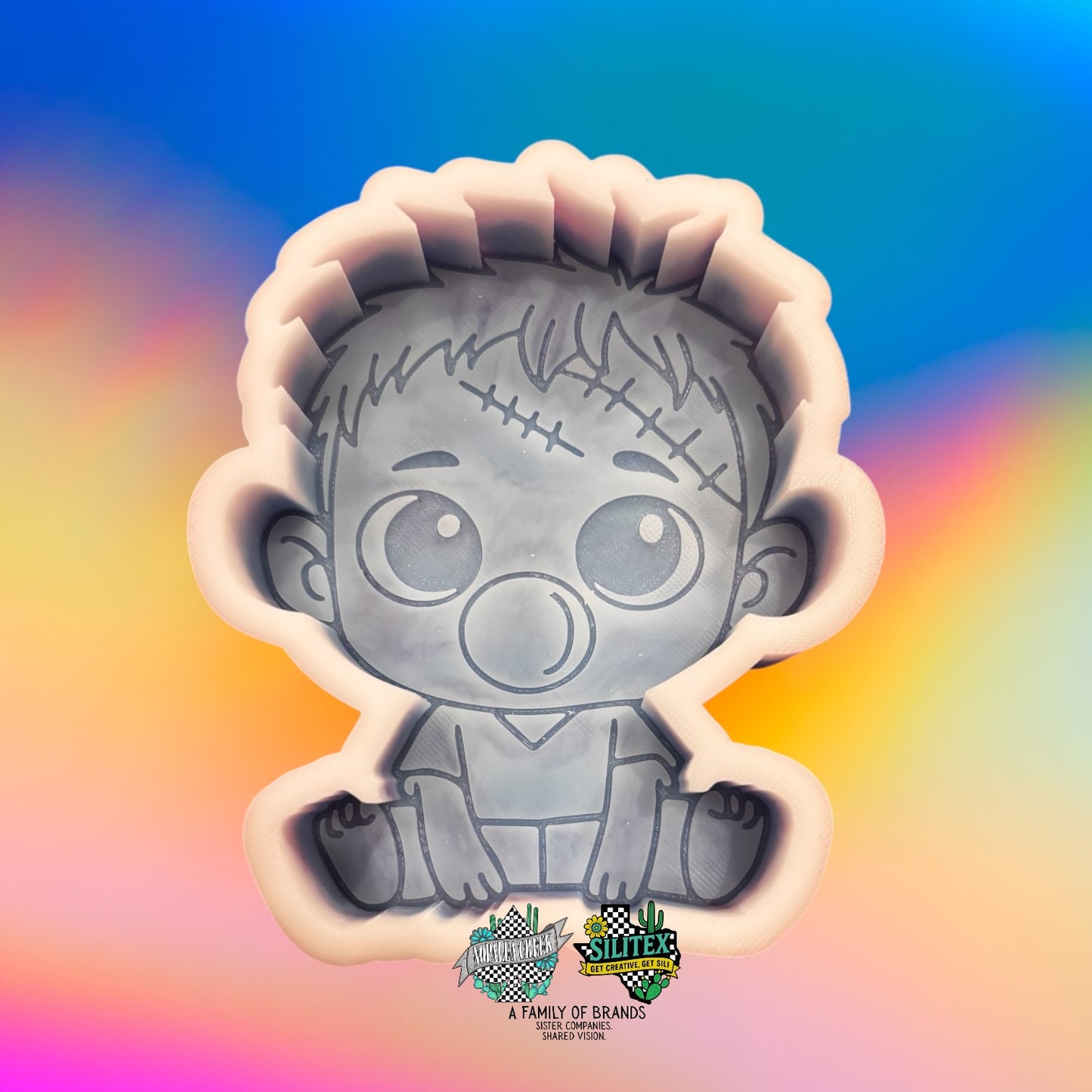Baby Frankenstein Bubble Silicone Mold