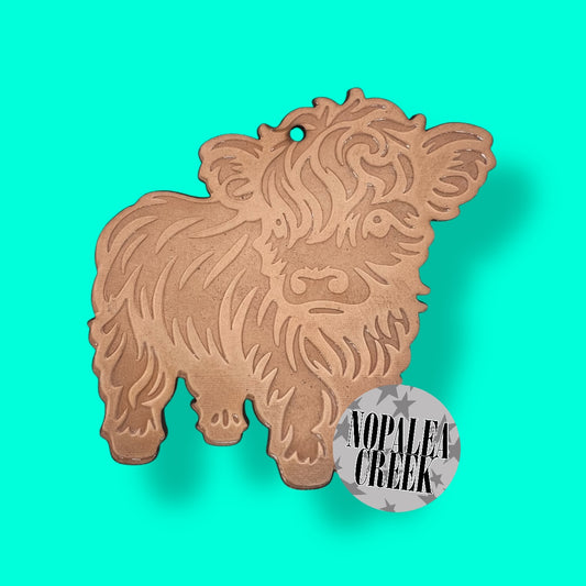 Baby Highland - Full Body Leather Charms (SET OF 4)