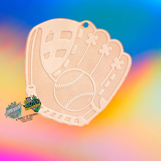 Baseball & Glove Leather Cutouts