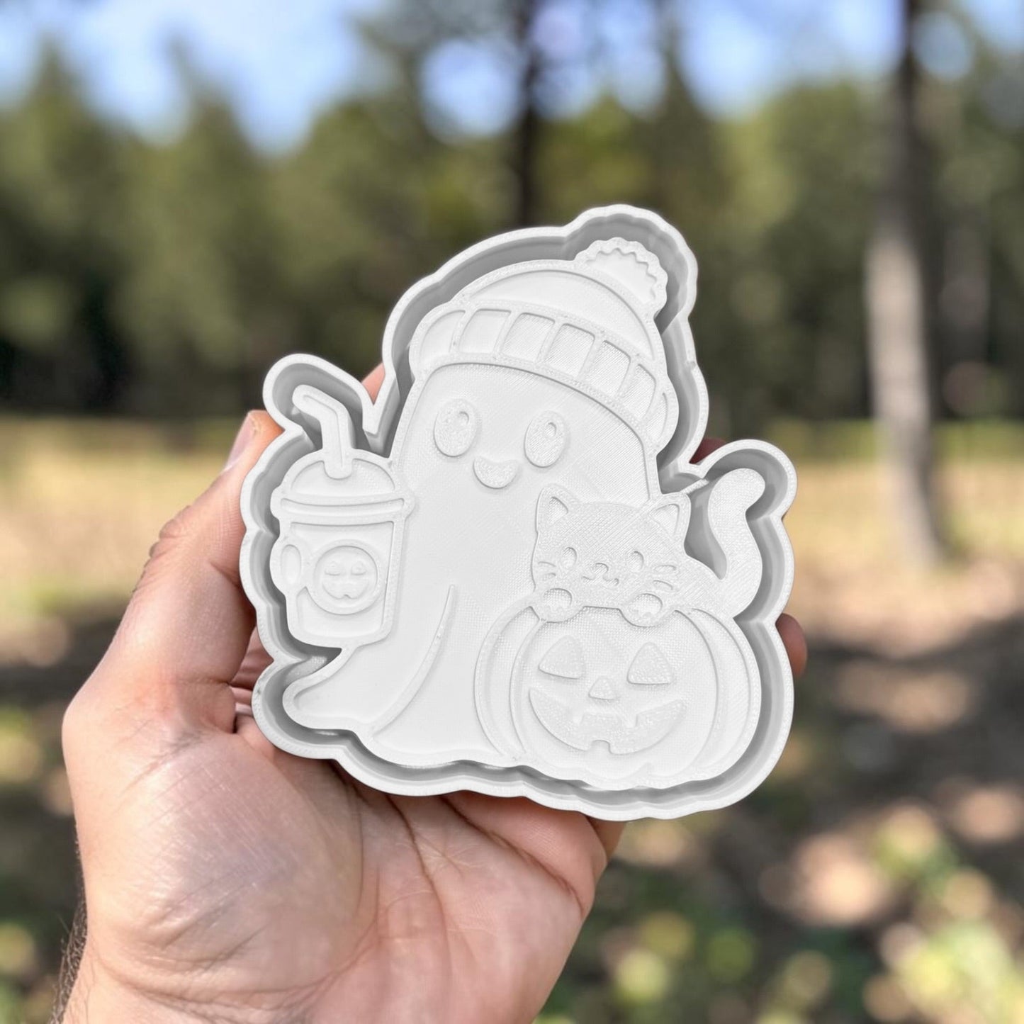Latte Ghost & Cat Silicone Mold