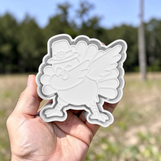 Dabbing Turkey Silicone Mold