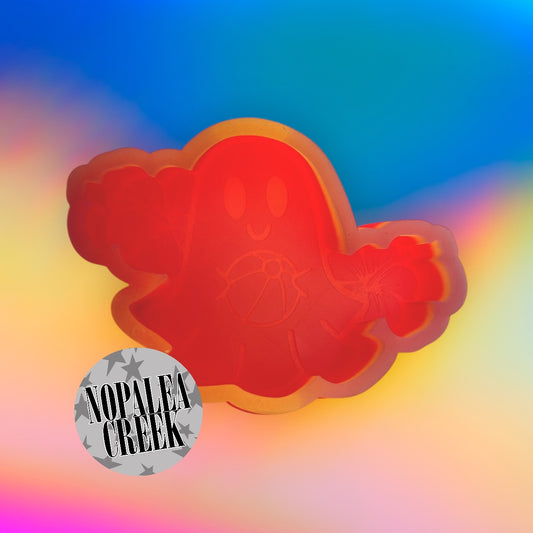 Beach Ball & Hibiscus Ghost Silicone Mold