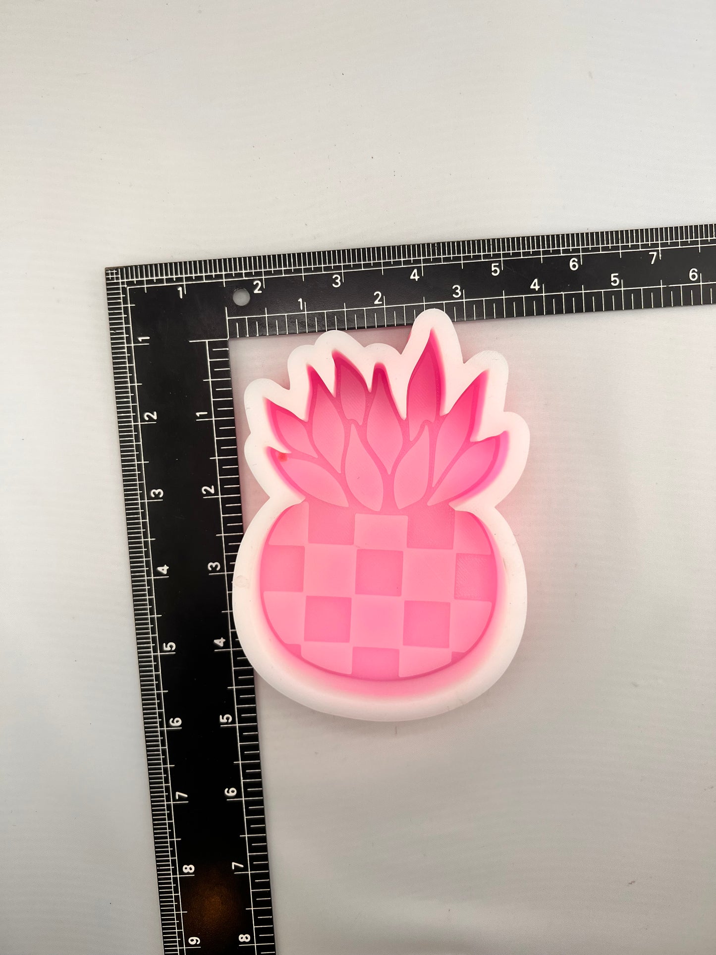 Checkered Cactus Pot Silicone Mold