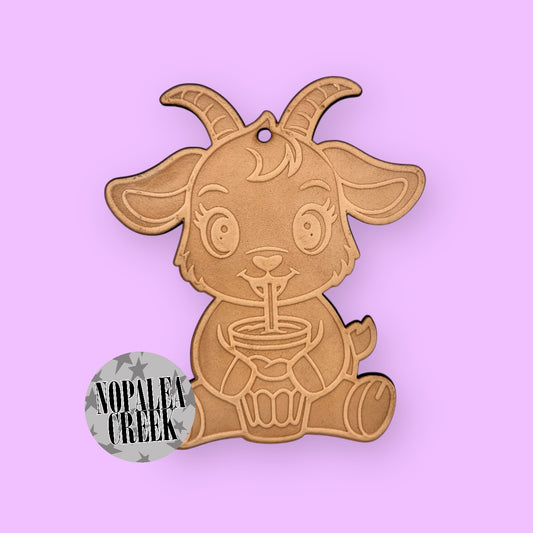 Iced Tea Goat Leather Charms (SET OF 4)
