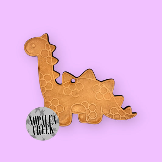 Daisy Dino Leather Charms (SET OF 4)