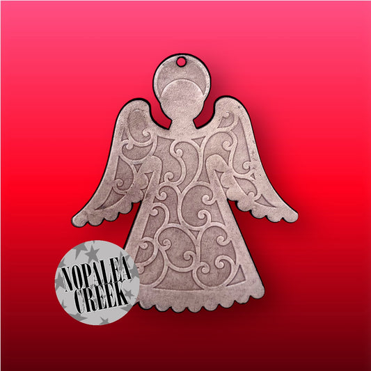 Frilly Angel Leather Charms (SET OF 4)