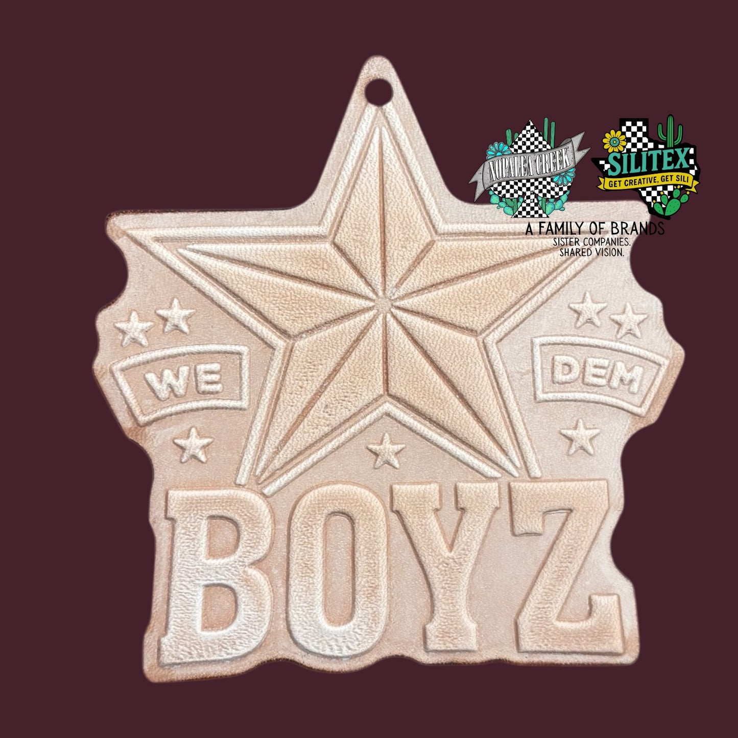 We Dem Boyz Leather Charms (SET OF 4)