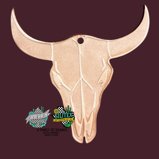 Cowskull Leather Charms (SET OF 4)