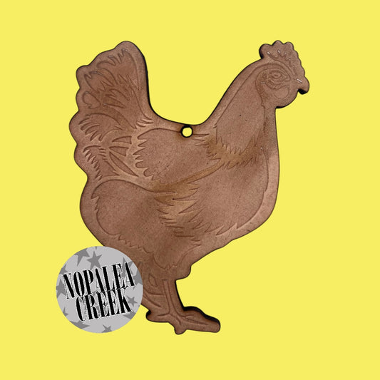 Chicken Leather Charms (SET OF 4)