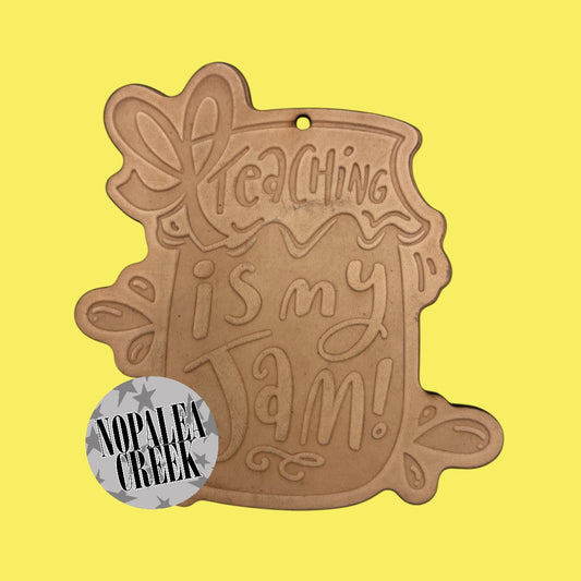 Teaching is My Jam Leather Charms (SET OF 4)