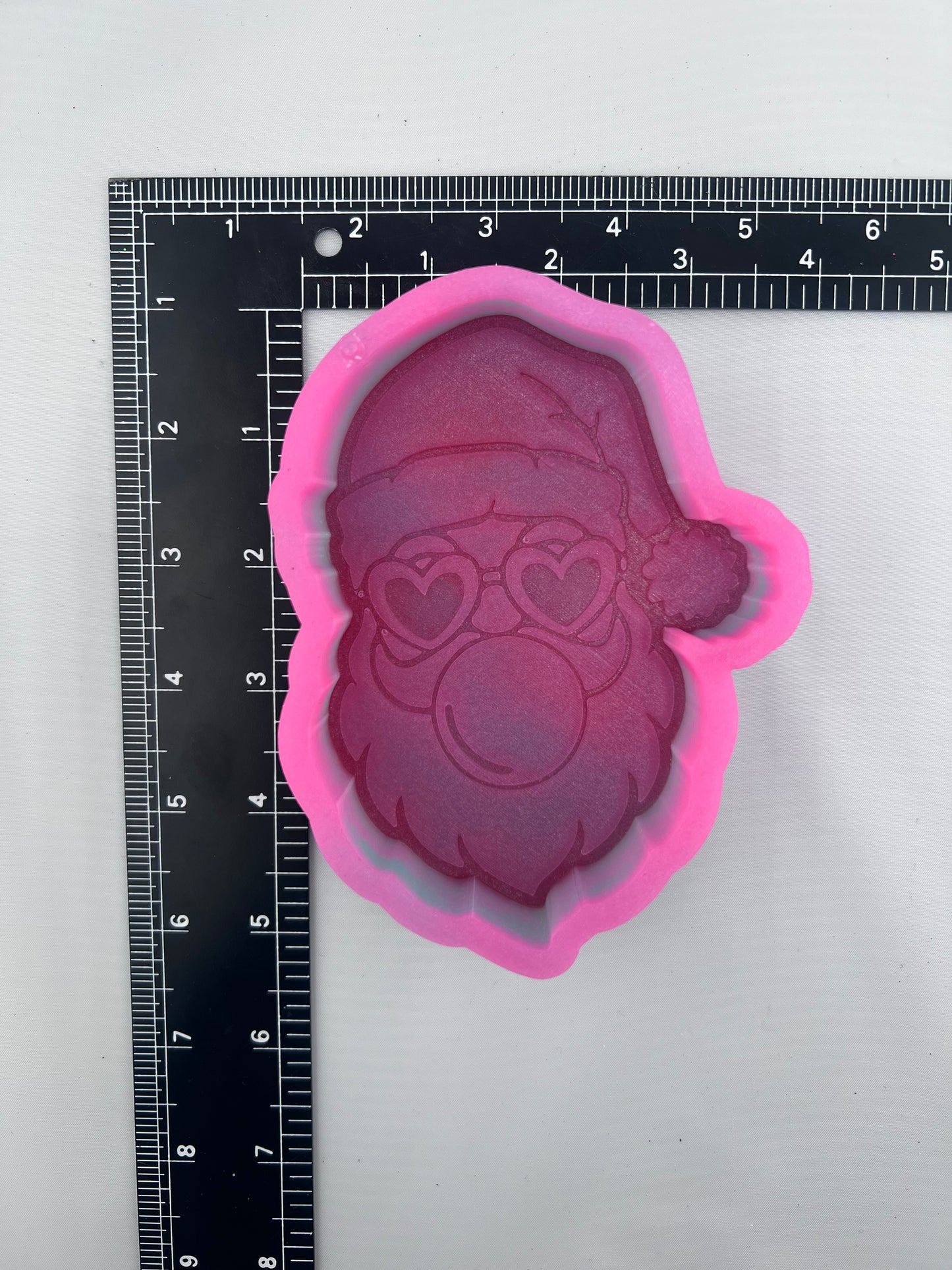 Retro Bubble Gum Santa Silicone Mold