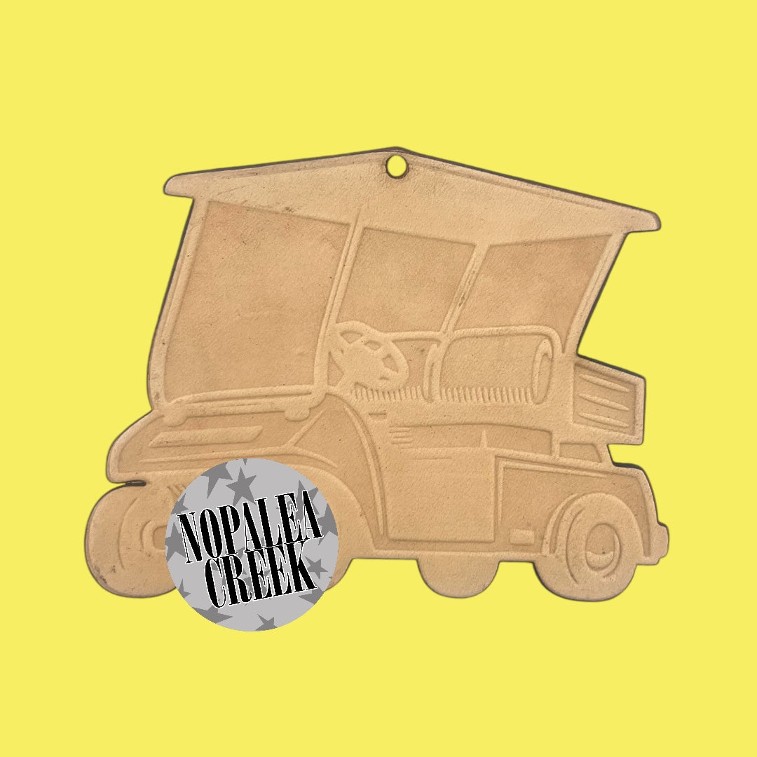 Golf Cart Leather Charms (SET OF 4)