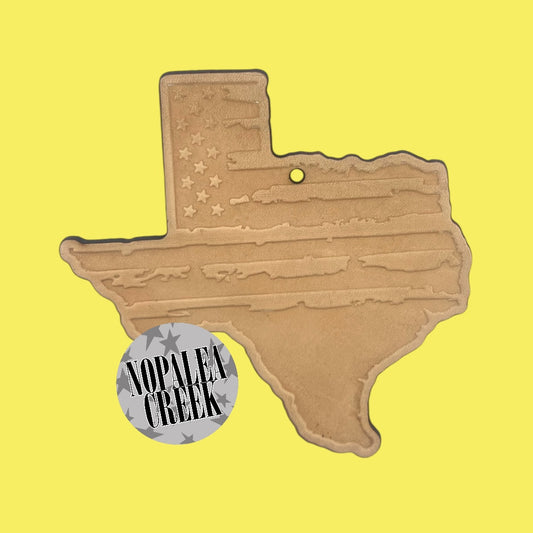USA Texas Leather Charms (SET OF 4)