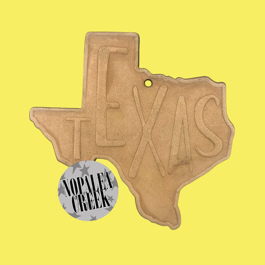 Texas Leather Charms (SET OF 4)