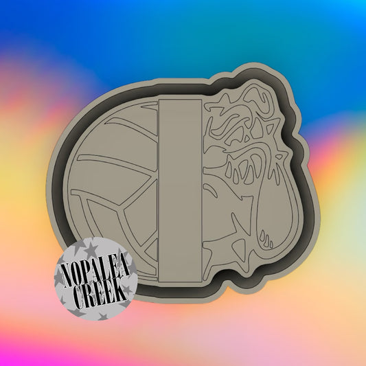 Bulldog Name Volleyball Silicone Mold