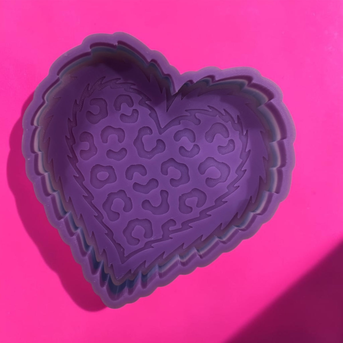 Wild Fuzzy Heart Silicone Mold