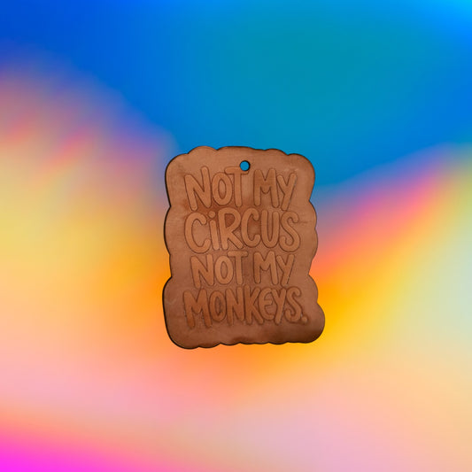 Not My Monkeys Leather Cutouts