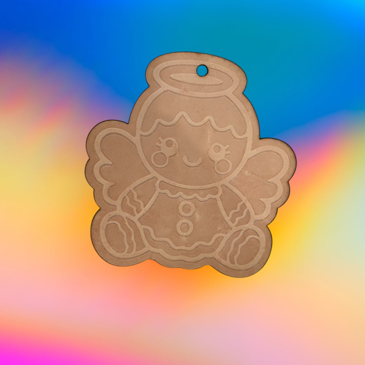 Gingerbread Angel Leather Cutouts