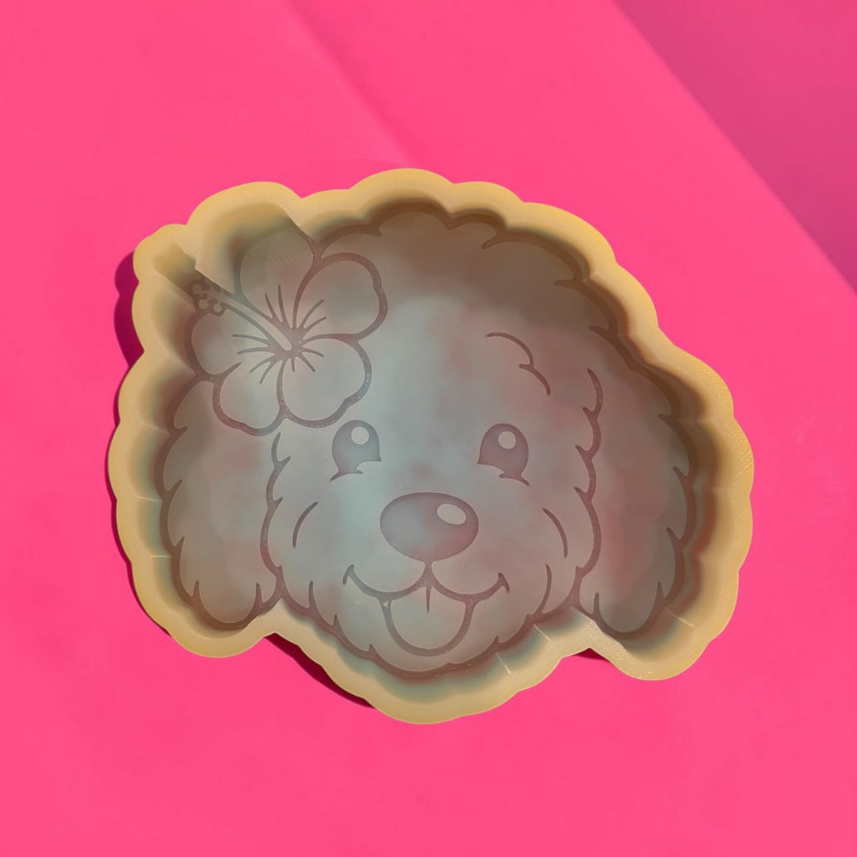 Hibiscus Golden Doodle Silicone Mold