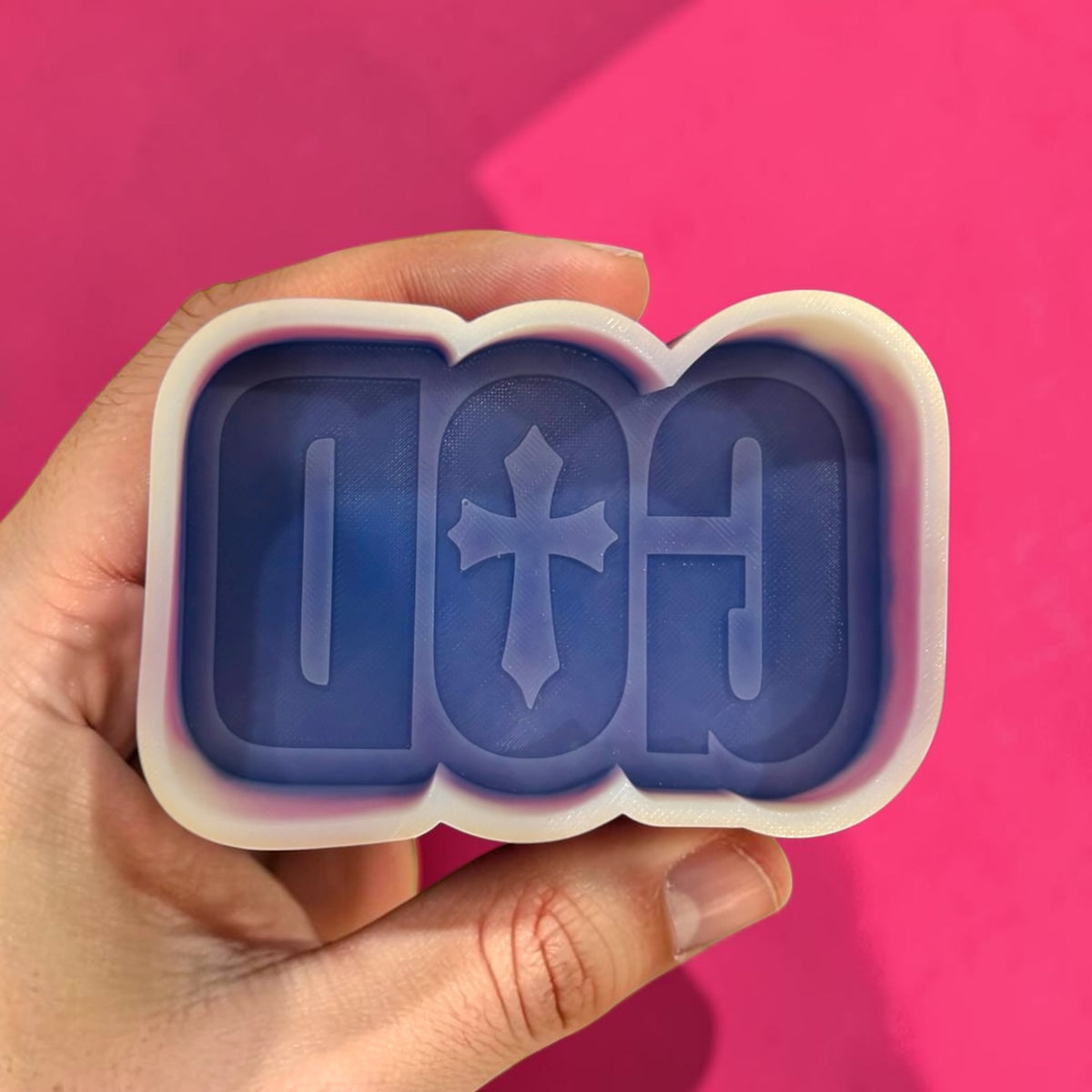 God Inner Cross Silicone Mold