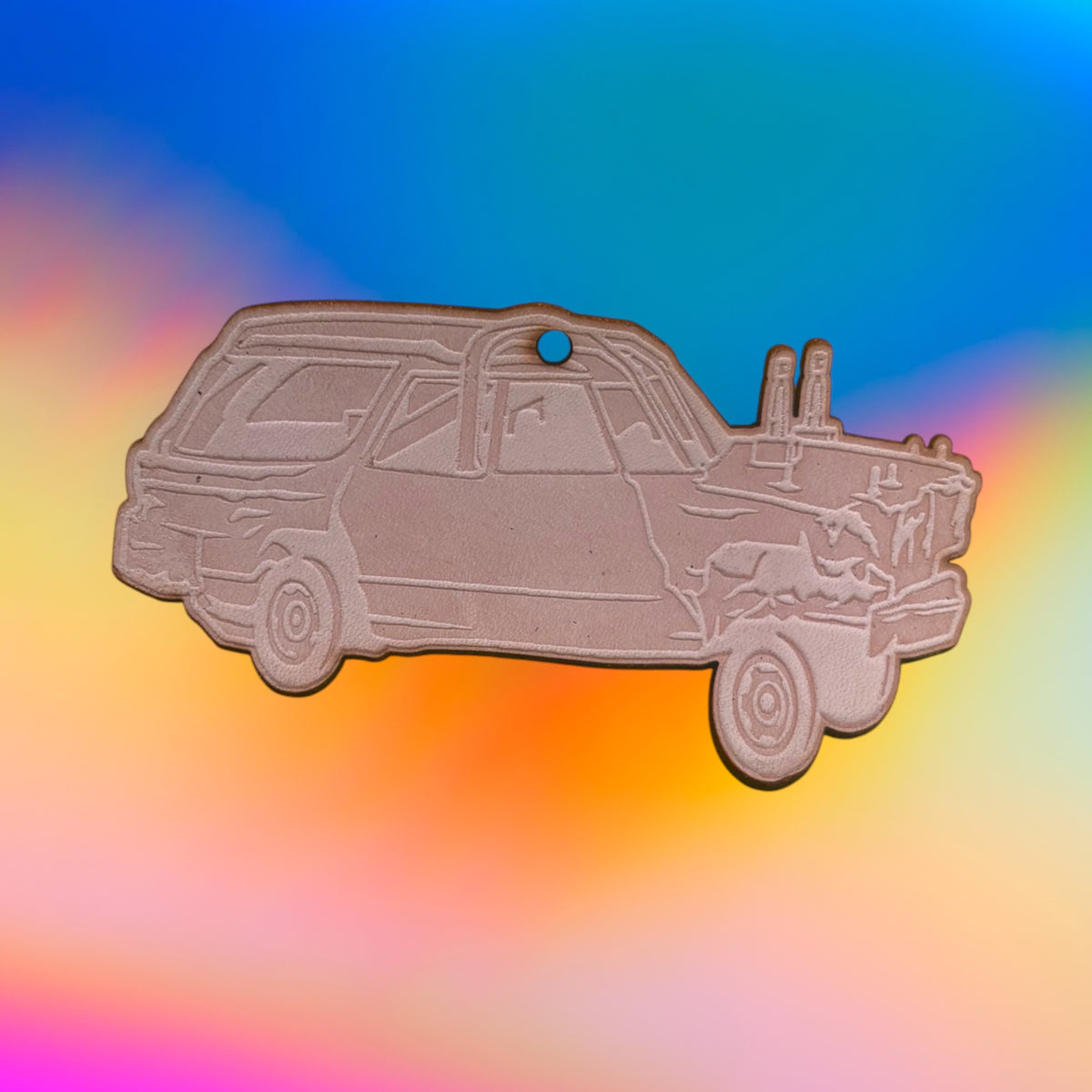 Derby Car Leather Cutouts