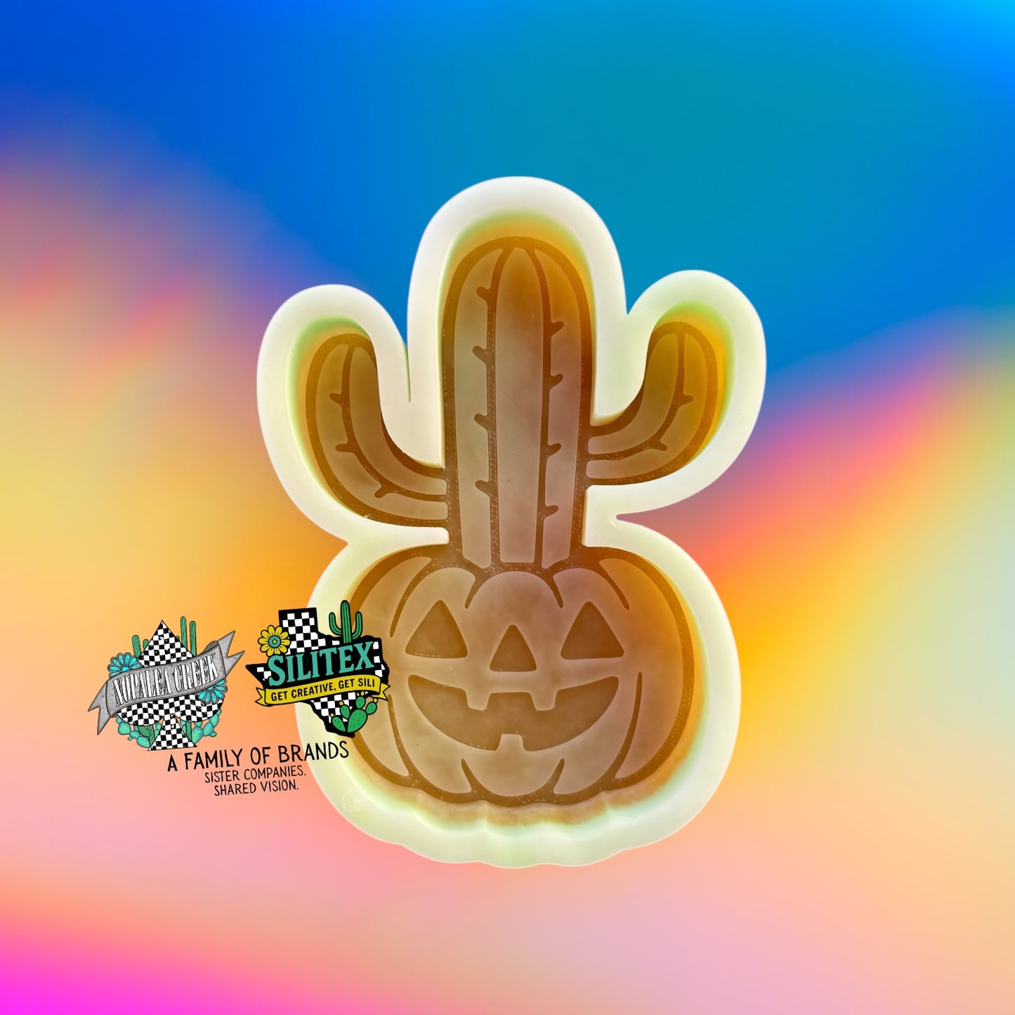 Cactus Jack-o-Lantern Silicone Mold