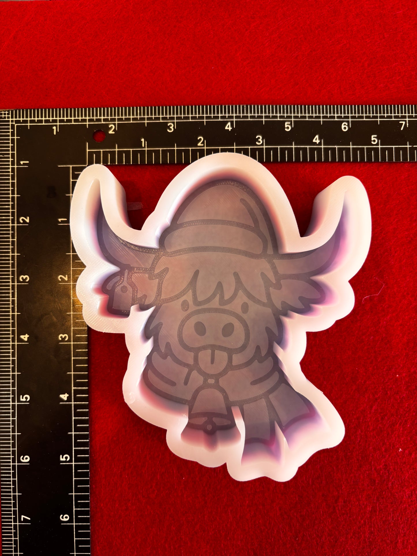 Silly Christmas Highland© Silicone Mold