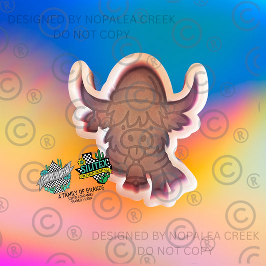 Silly Christmas Highland© Silicone Mold