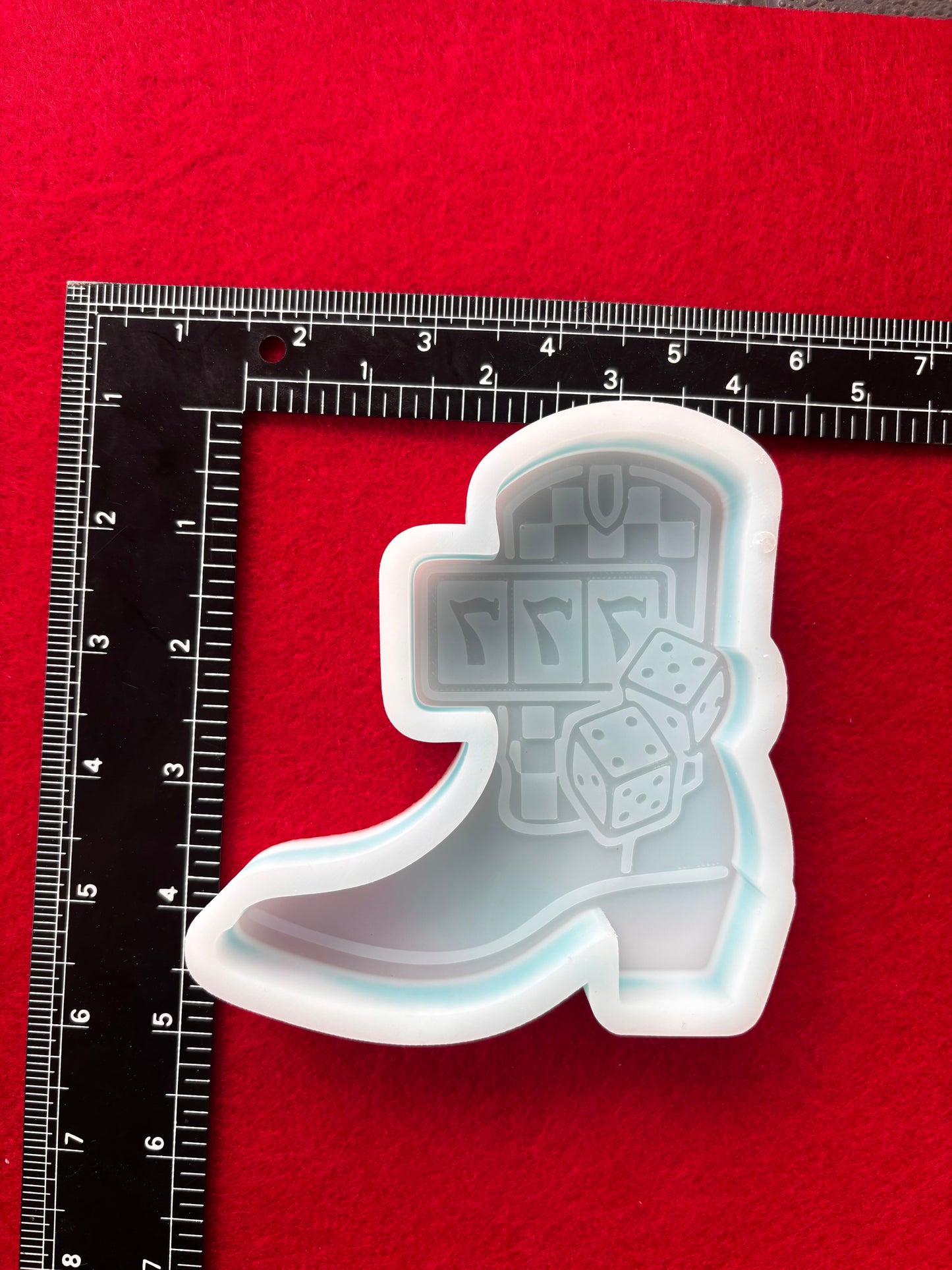Lucky Seven Boot Silicone Mold©