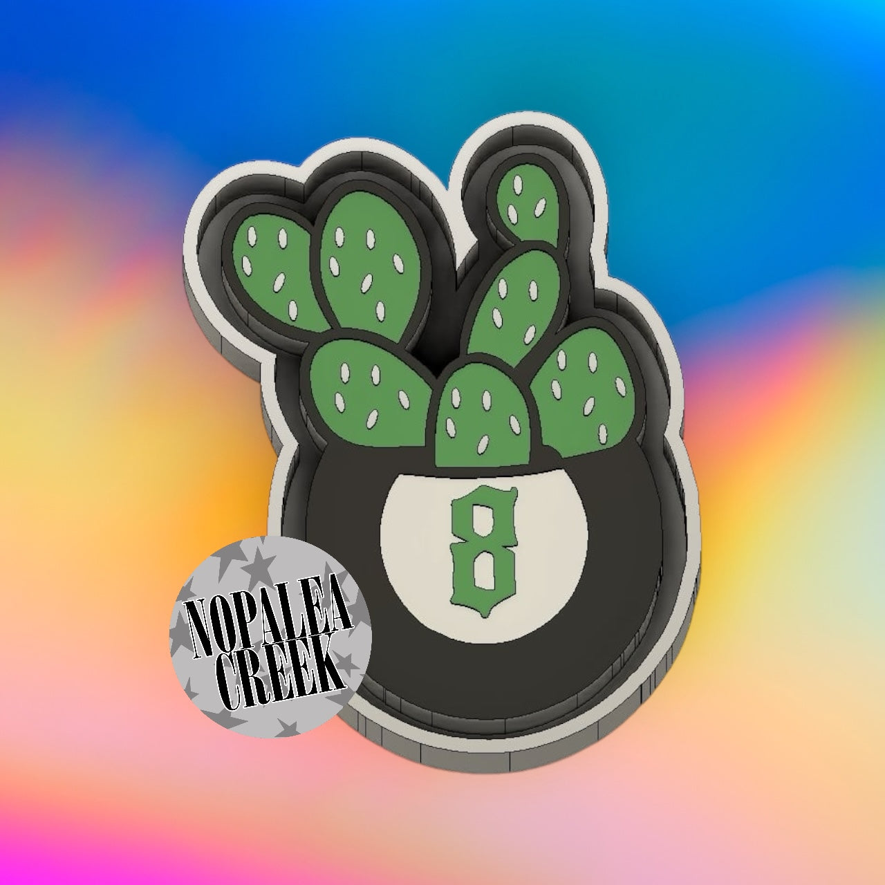 Lucky 8 Cactus Silicone Mold