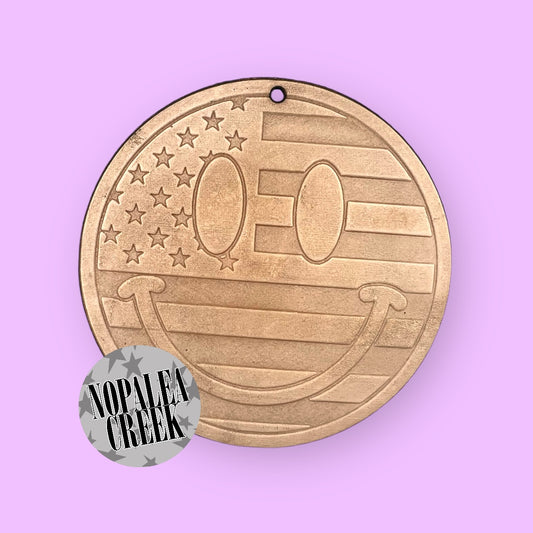 American Smile Leather Charms (SET OF 4)