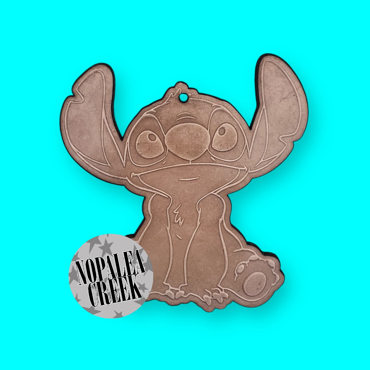 Blue Alien #1 Leather Charms (SET OF 4)