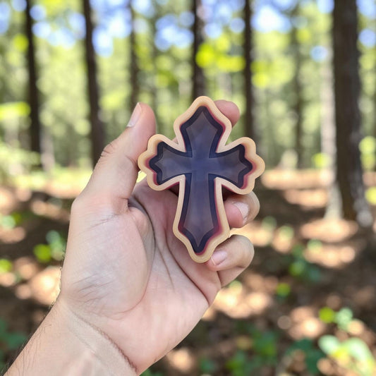 Pointed Cross Silicone Mold