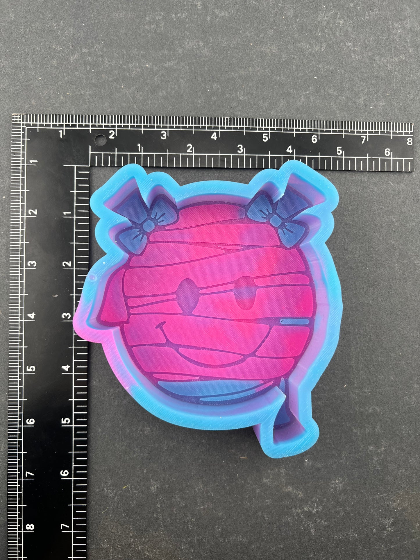 Cute Girl Mummy Face Silicone Mold