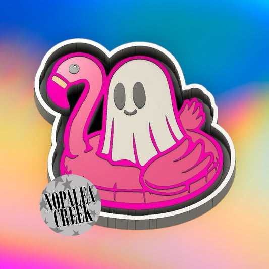 Float Ghost Flamingo Silicone Mold