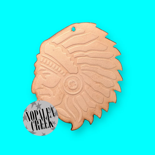 Male Warrior Leather Charms (SET OF 4)