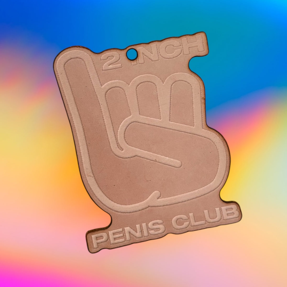 2 Inch Penis Club Leather Cutouts