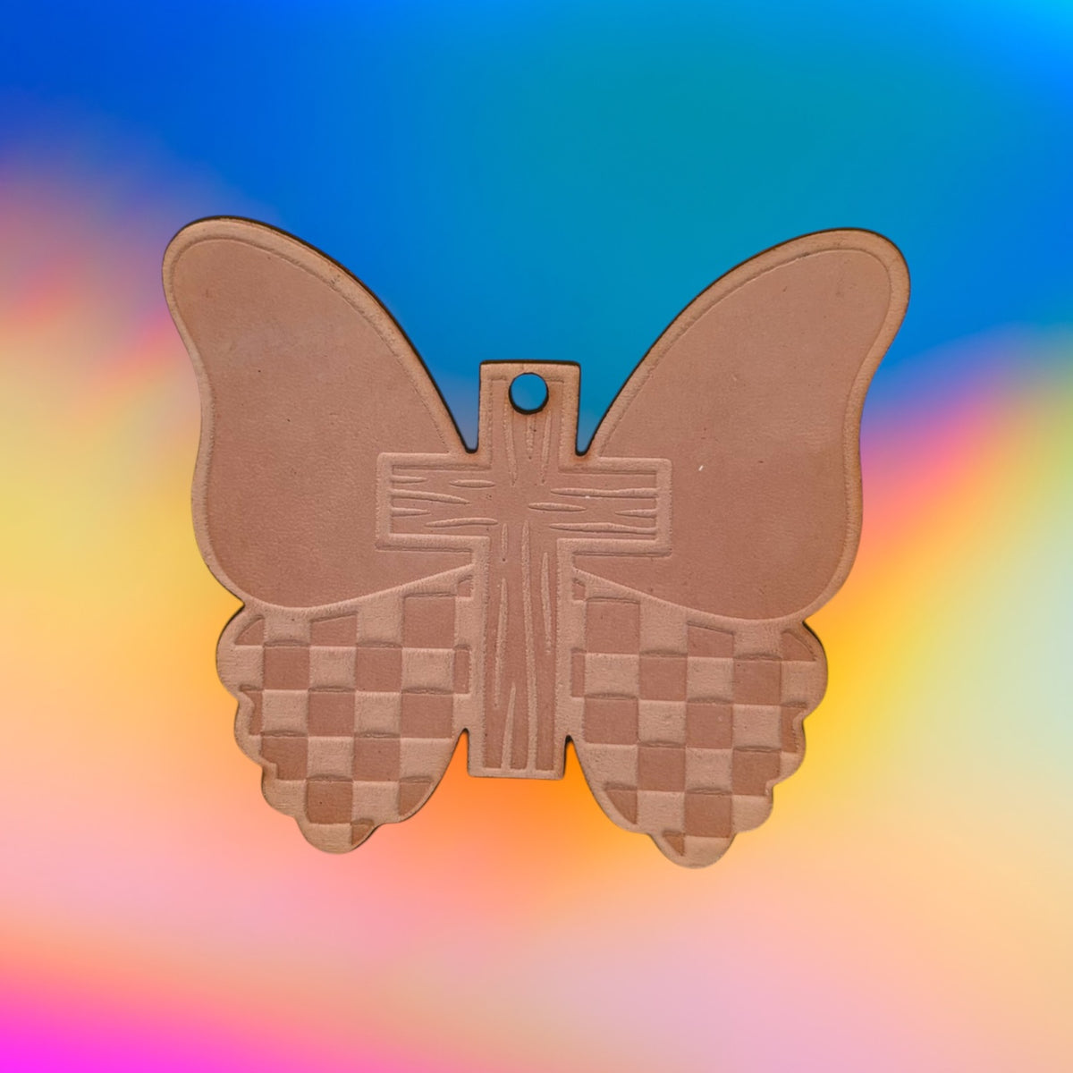 Faith Flutter Leather Cutouts