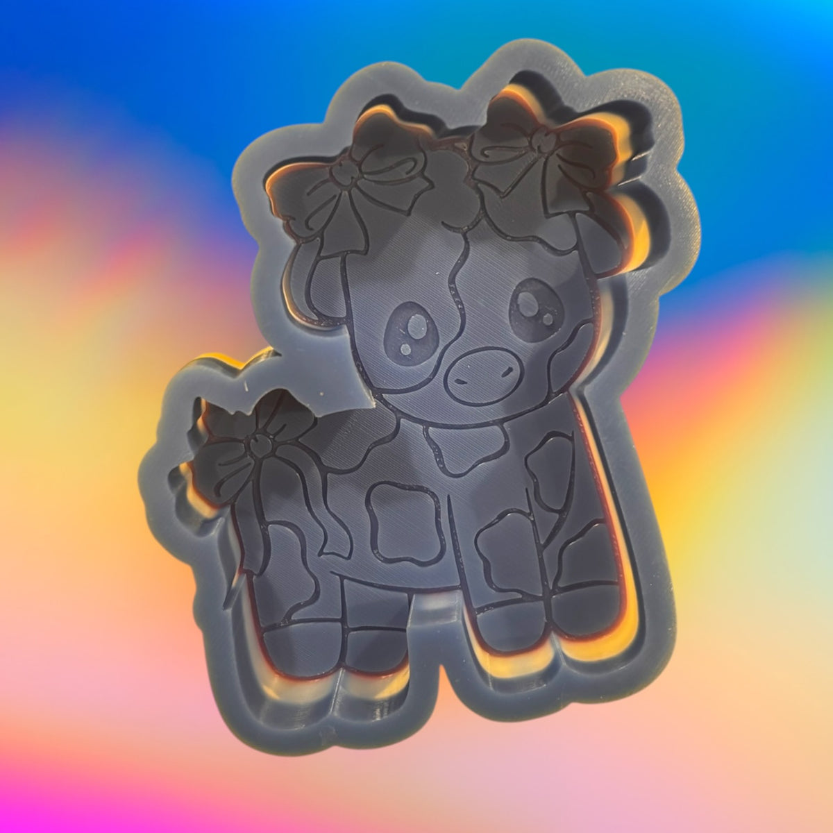 Bow-Tique Cow Silicone Mold