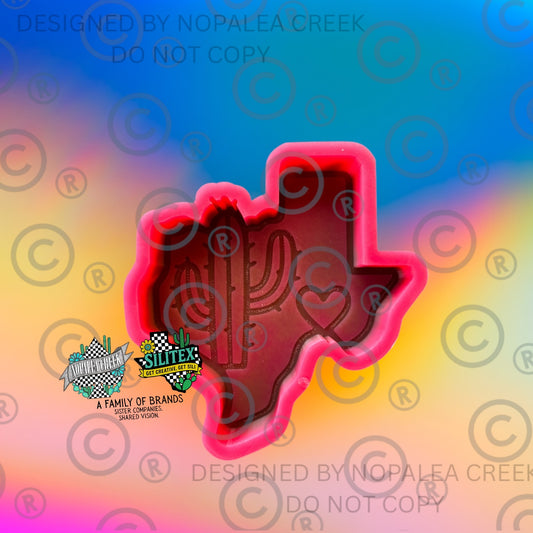 Texas Love Cactus© Silicone Mold