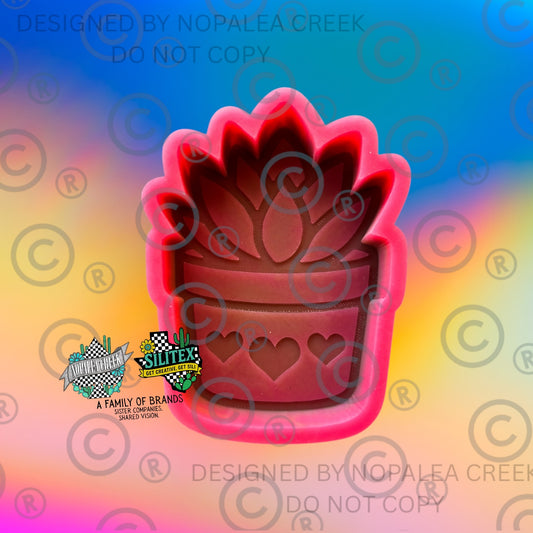 Succulent Love Pot© Silicone Mold