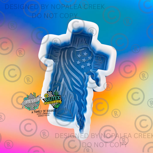 Old Glory Cross© Silicone Mold