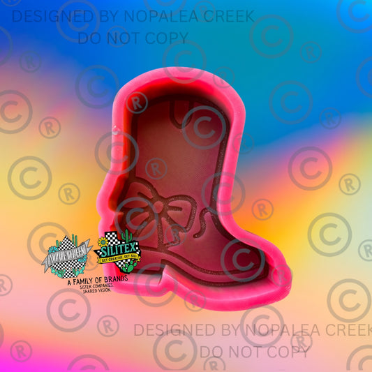 Cowgirl Boot Bow© Silicone Mold