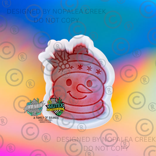Jolly Snowman Head© Silicone Mold