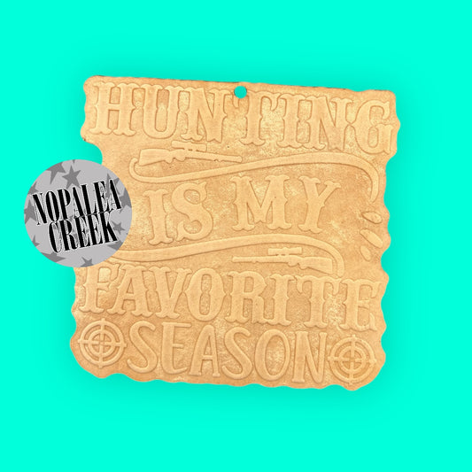 Hunting is my Favorite Season Leather Charms (SET OF 4)